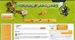 Desktop Screenshot of dofus2.org